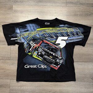 Kasey Kahne #5 Great Clips T Shirt XL AOP NASCAR Chase Chevrolet SS Racing 2015